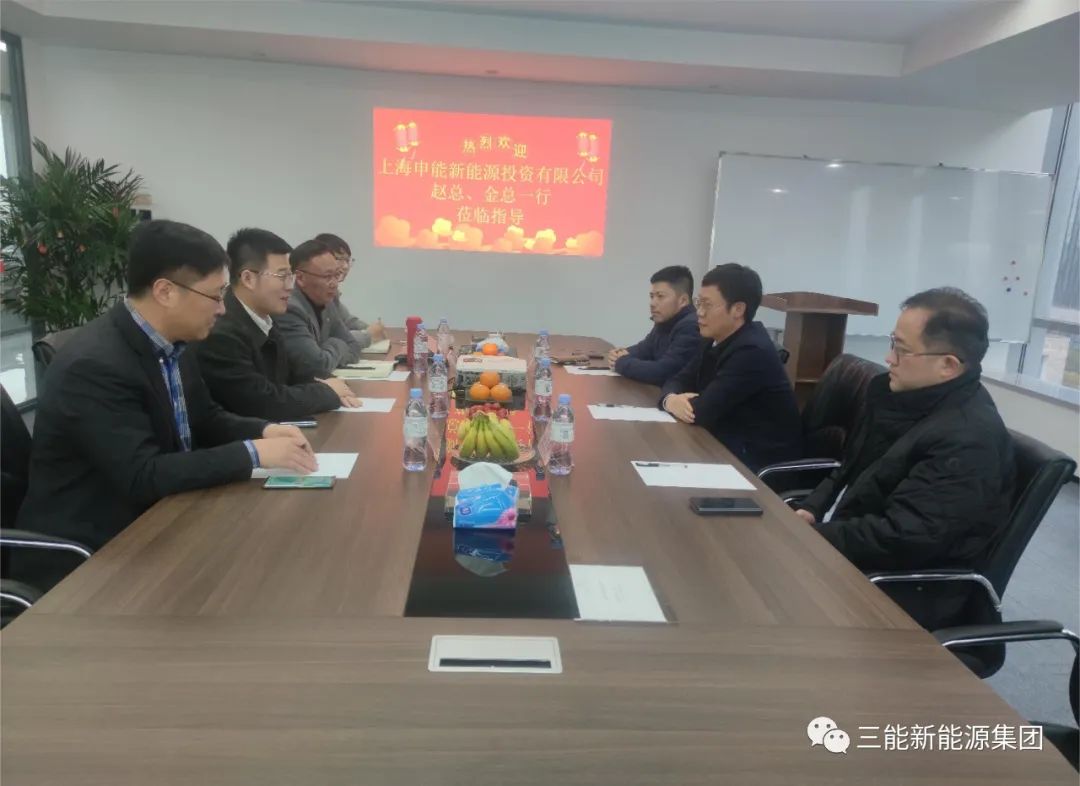 上海申能新能源辅导一行来访至成国际官网合作互换